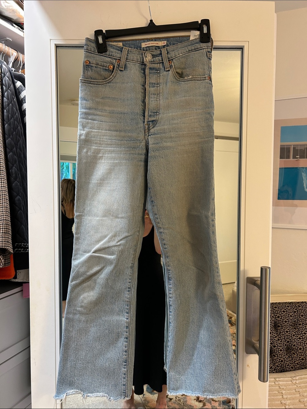 Levi’s hi rise Women’s Light Blue High-Rise Flared Jeans